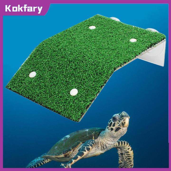 Kokfary Turtle Basking Platform Ramp Turtle Bottom Terrapin Decoration