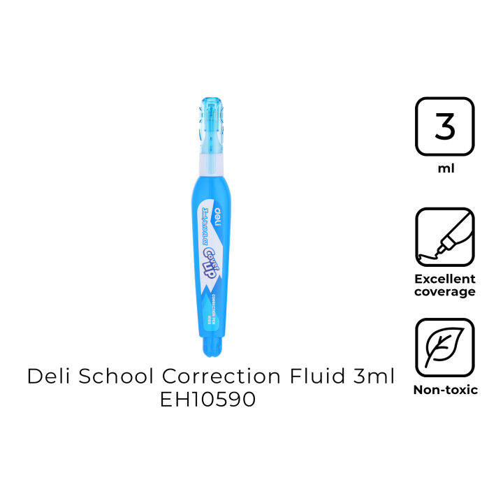 Deli EH10590 School Correction Fluid 3ml Lazada PH