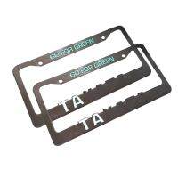 ：》“{： Jdm Car License Plate Frame For JDM GO FOR GREEN Malliart Honda Toyota Nissan Mitsubishi Subaru Number Plate Auto Accessories