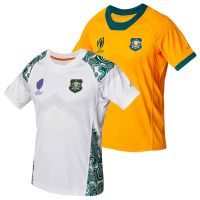 ฟุตบอล 2023Rugby World Cup New style 2023 2024 RWC Australia home away rugby Jersey t-shirt Casual Sweatshirt Australia Rugby shirt s-5xl