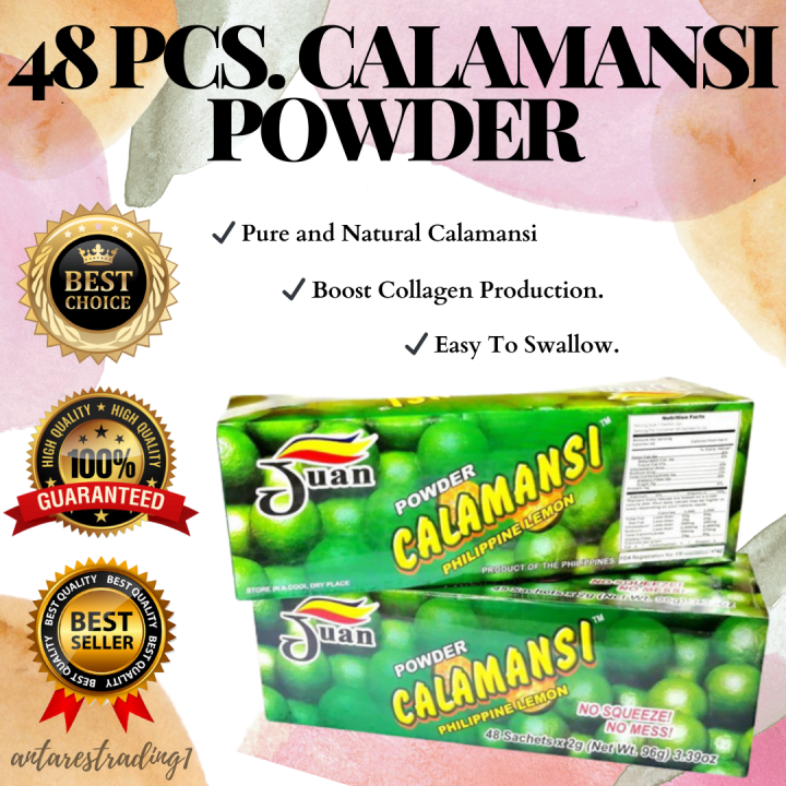 Best Seller 48 PCS. CALAMANSI POWDER Juan Calamansi Juice Powder