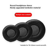 ❀﹊✳ General Sheepskin Leather 65mm 70mm-110mm Replacement Memory Foam Earpads for Sony for Audio-Technica all Headphones Ear Pads