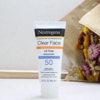 The Neutrogena Neutrogena ClearFace net surface refreshing oil-free acne prevention allergy sunscreen lotion