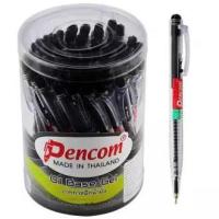 ส่งฟรี *** ปากกาดำ ปากกาลูกลื่นหมึกน้ำมัน 0.5mm Pencom OG-32 (แพ็ค 50 ด้าม)