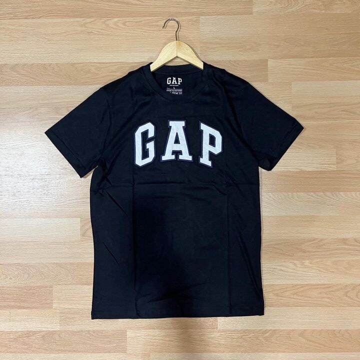 เสื้อยืดคอกลม-ผ้าคัตต้อน-ปัก-gap-แฟชั่น