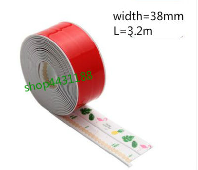 38mm*3.2mPVC sealing strip wall line adhesive paste kitchen sink bathroom joint strip waterproof, moisture proof