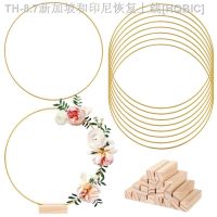 【hot】♂ 10Pcs Metal Floral Hoop Anéis Macrame Pendurado Artesanato Wedding Table Centerpieces Decoração Wreath Garland