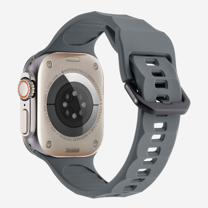 สาย-สำหรับ-apple-watch-ultra-2-band-49mm-สายนาฬิกาซิลิโคนอ่อนนุ่มทดแทน-iwatch-series-9-8-7-6-5-4-3-se-44mm-42mm-45mm-สายรัดข้อมือ-smart-sports-watch
