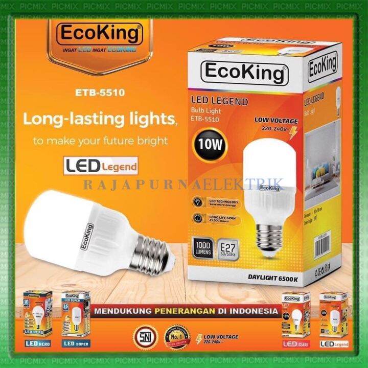 Lampu Led Ecoking W Led Jumbo Super Terang Lazada Indonesia