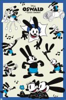 แนวโน้มครบรอบ100th ดิสนีย์ระหว่างประเทศ-Oswald The Lucky Rabbit โปสเตอร์ติดผนัง