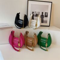 AT11HY จุได้มาก ถุงขนมจีบสลิงโฮโบ สีทึบทึบ หนังพียู กระเป๋า Crossbody แฟชั่นสำหรับผู้หญิง ลำลองแบบสบายๆ กระเป๋าถือใต้วงแขน ผู้หญิงผู้หญิงผู้หญิง