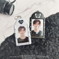 New Photocard Holder Keychain Bag Pendant Bus Card Sleeve Student Bag Pendant Photocard Holder ID Card Cover