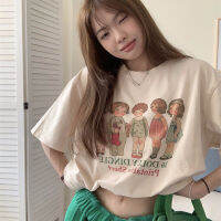 【New】ใหม่ เสื้อยืดคอกลมลำลองฤดูร้อน