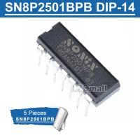 5Pcs Sn8p2501bpb Dip-14 Sn8p2501 Dip14 Sn8p2501b ใหม่เดิม