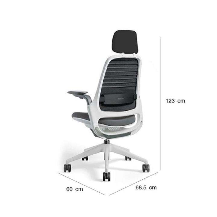 modernform-เก้าอี้-steelcase-ergonomic-รุ่น-series1-พนักพิงสูง-สีดำ-เบาะสีเทา-เก้าอี้เพื่อสุขภาพ-เก้าอี้สำนักงาน-เก้าอี้ทำงาน-เก้าอี้ออฟฟิศ-เก้า