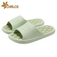 CHRLCK Mixed Color Bathroom Home Slippers Women Fashion Soft Sole EVA Slides Men Sandals Summer Non-slip Flip Flops Beach Shoes