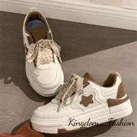 Kingdom_Fashion ยอดนิยม รองเท้าผู้หญิง รองเท้าผ้าใบ รองเท้าสุขภาพ รองเท้าแฟชั่น 36Z230908