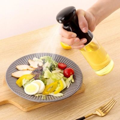 ✸ Pneumatic spray barbecue oil bottle light food oil control sealed oil dispenser high pressure oil nozzle atomized spray
