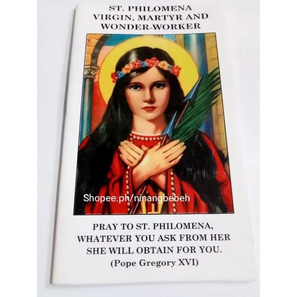 Hot Saint Philomena novena patron of infantsies and youth Lazada PH