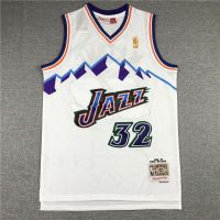 Nba Jazz No. 32เสื้อกีฬา Karl Malone ปักชุดกีฬาบาสเกตบอลชุดกีฬาบาสเกตบอลบาสเก็ตบอลรวมเพศเสื้อกล้ามกีฬา