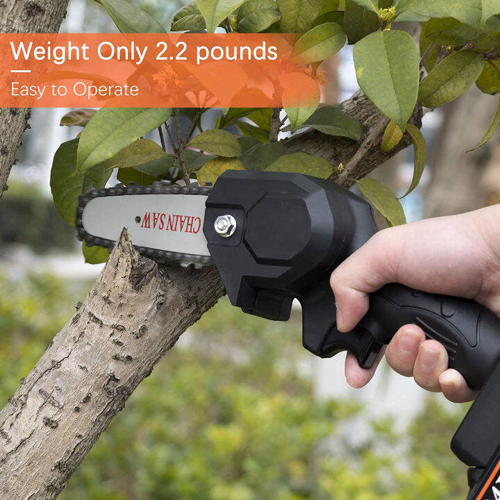 Romax C100 Portable Mini Electric Chainsaw For Garden Trimming sawing