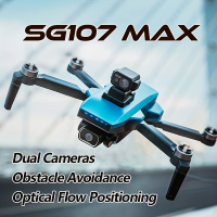 【SG107 MAX】 โดรนบังคับ  Wifi 4k Hd Dual Camera Fpv 7.4v 2200mah Quadcopter Obstacle Avoidance แบบมืออาชีพ