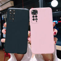 เคส Xiaomi Redmi Note 11 /Note 11S /Note 11 Pro/note 11 Pro 5G แมทเนื้อเรียบลูกอมเยลลี่สีฝาหลังซิลิโคนนิ่มเคสโทรศัพท์