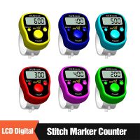 Stitch Marker Row Hand Finger Counter LCD Electric Digital Display With Light For Sewing Knitting Weave Buddha Pray Soccer