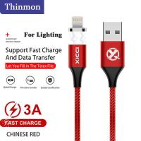 Thinmon 3A Fast สายชาร์จ Fast CHARGING สายข้อมูลมีอินดิเคเตอร์ LED สำหรับ iPhone