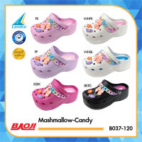 Baoji Collection บาโอจิ รองเท้าแตะ รองเท้าแบบสวม สำหรับผู้หญิง มี 6 สี W Clog bae MM Candy B037-120 (680)