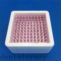 100Pcs 2.35Mm Dental Gravel Ceramic Coarse FG Burs Polisher Dental Teeth Polishing