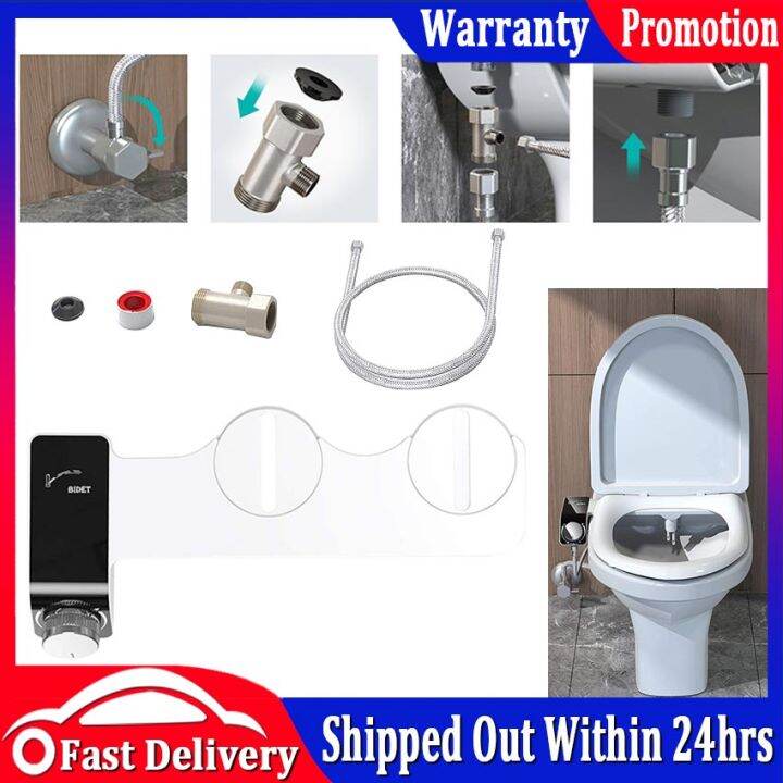 【Local Send Out】Bidet Toilet Seat Attachment Ultrathin Nonelectric