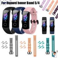 CAIMAKEU คลาสสิค กีฬา สายรัดข้อมือ สายนาฬิกา ซิลิโคน สายสำรอง For Honor Band 5 4