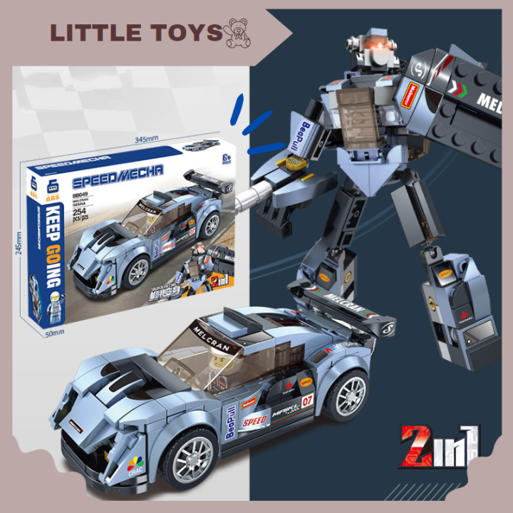 little-toys-โมเดล-หุ่นยนต์แปลงร่าง-รถแปลงร่าง-ของเล่นเด็ก-เลโก้-รถแข่ง-รถtransformers-รถของเล่น-ฟิกเกอร์-รถของเล่น-พร้อมส่ง