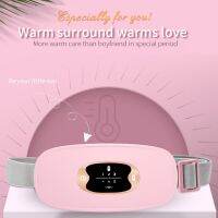 ZZOOI Electric Period Cramp Massager Heating Belt Warm Palace Uterine Menstrual Pain Relief Dysmenorrhea Relieving Hot Compress Belly