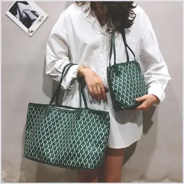 Jual Goyard black brown women's bag mini Tote shopping bag basket