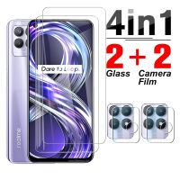 4in1 Protective Glass For Realme 8I Camera Screen Protector For real mi realme 8i realme8i 8 i i8 realmy 8i 6.6 39; 39; Tempered Glass