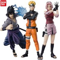 SH Figuarts นารูโตะ Bandai Haruno Sakura นารูโตะ Uchiha อุซึมากิอะนิเมะ Sasuke สะสมของจำลองแอคชั่นหุ่นของเล่นของขวัญ