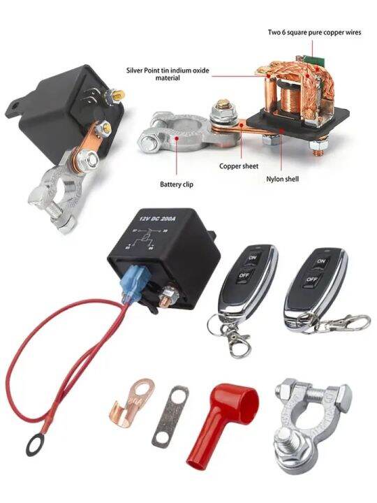 Relay Wireless 433Mhz Pemutus Arus Aki Mobil Motor Remote Control On