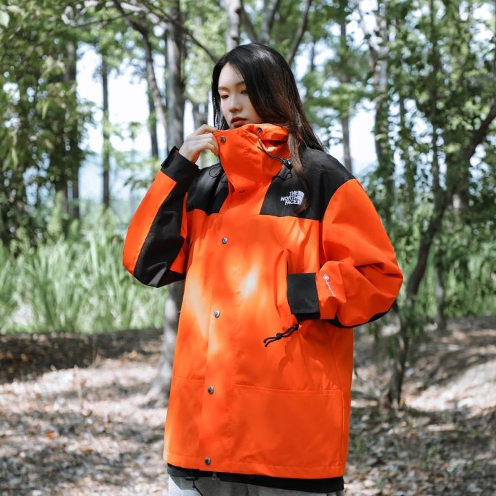 The North Face Us Version 1990 Windproof And Waterproof Outdoor  Mountaineering Suit Embroidery Splicing Men'S And Women'S Same Style Couple  Jacket Fashion | Lazada.Vn