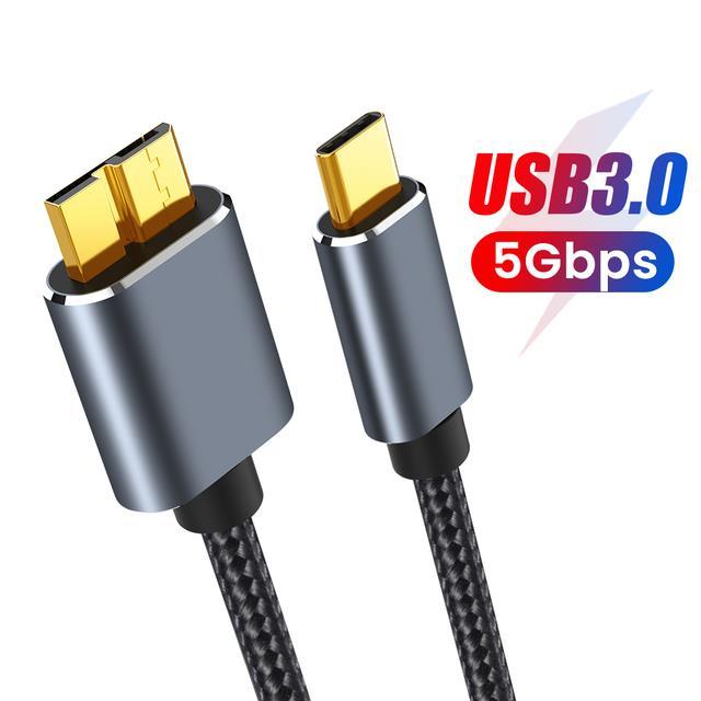 5gbps-usb-type-c-to-micro-b-3-0-connector-cable-5a-quick-charging-for-macbook-laptop-hard-drive-disk-smartphone-microb-wire-cord