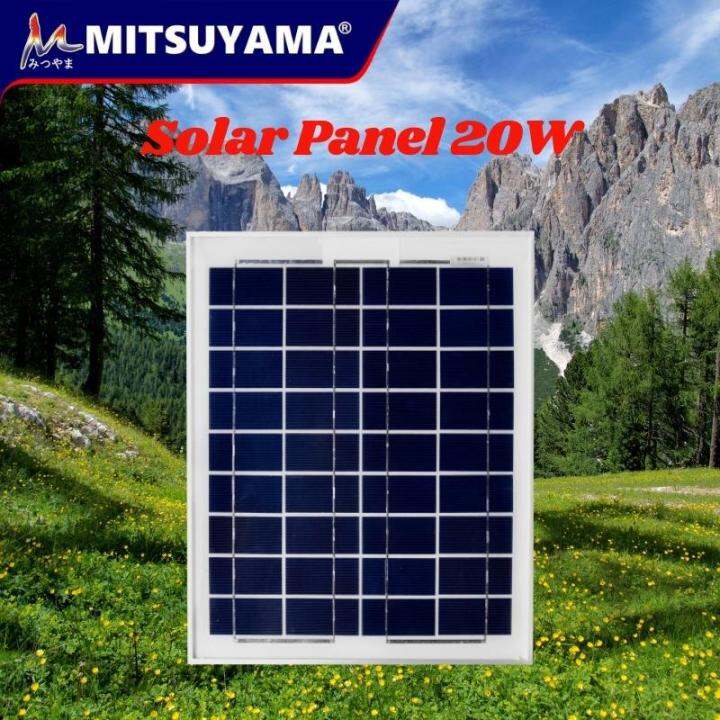 Bayar Ditempat - Papan Tenaga Surya 20W MITSUYAMA 20WP Solar Panel ...