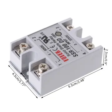 SSR-25DA SSR-40DA SSR-40AA SSR-40DD SSR 10A 25A 40A 60A 80A 100A DD DA AA  Solid State Relay Module for PID Temperature Control