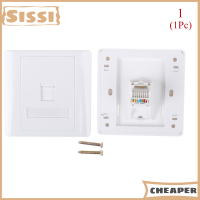 แผงซ็อกเก็ตคอมพิวเตอร์ชนิด Sissi 86โมดูลเครือข่าย CAT5E แบบช่องเสียบ RJ45