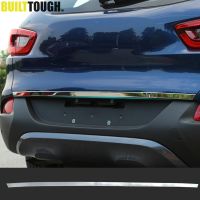 Rear Trunk Tailgate Cover Trim For Renault Kadjar 2016 2017 2018 2019 Chrome Door Cover Tail Gate Bumper Molding Garnish Styling