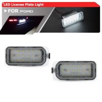 Fits For Ford Fiesta MK7 MK7.5 ZETEC S ST 18 SMD Led Number License Plate Light 2PCs Auto Parking Tag Lamps