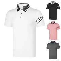 Odyssey Scotty Cameron1 Mizuno Callaway1 SOUTHCAPE ANEW Castelbajac✵☈▬  Summer Golf Clothing Mens Jersey Breathable Casual Outdoor Sports Short Sleeve T-Shirt Top Lapel Polo Shirt