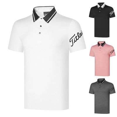 Mizuno FootJoy Castelbajac Amazingcre Malbon ANEW PEARLY GATES ✌  Summer Golf Clothing Mens Jersey Breathable Casual Outdoor Sports Short Sleeve T-Shirt Top Lapel Polo Shirt