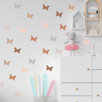 (20x29cm) สติกเกอร์สีกลมกาแฟสไตล์นอร์ดิก Morandi, Love Love Butterfly Wall Wall Stickers, Lovers Room Love Stickers