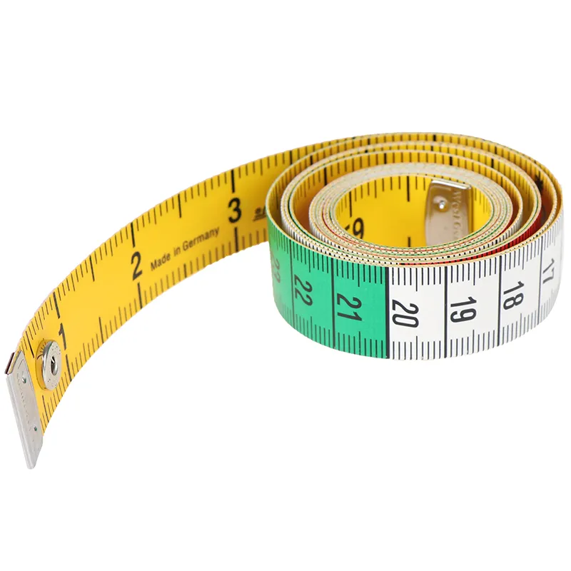 1.5M Color Soft Measuring Tape Garment Measuring Ruler Scale Ruler Body  Measuring Ruler Sewing Double-sided Flat Ruler Tape2023